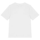 Boys White Logo T-Shirts (2 Pack), 1, hi-res
