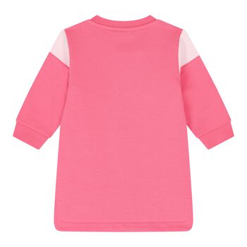 Baby Girls Pink Logo Dress