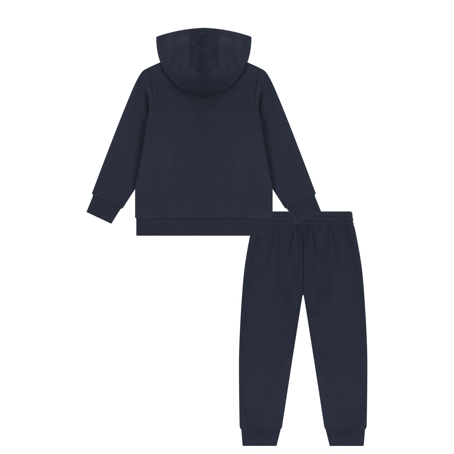 Boys Navy Blue Logo Tracksuit, 2, hi-res