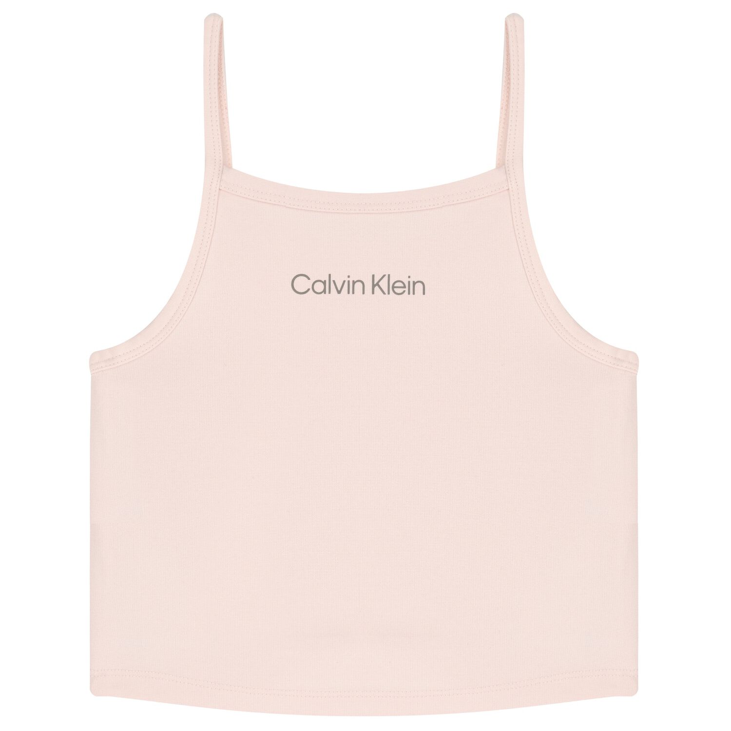 Girls Pink Jersey Strap Top, 1, hi-res image number null
