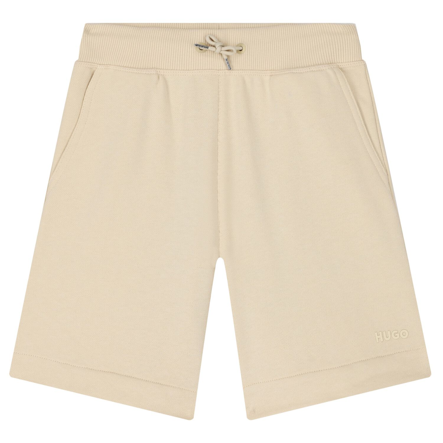 Boys Beige Logo Shorts, 2, hi-res image number null