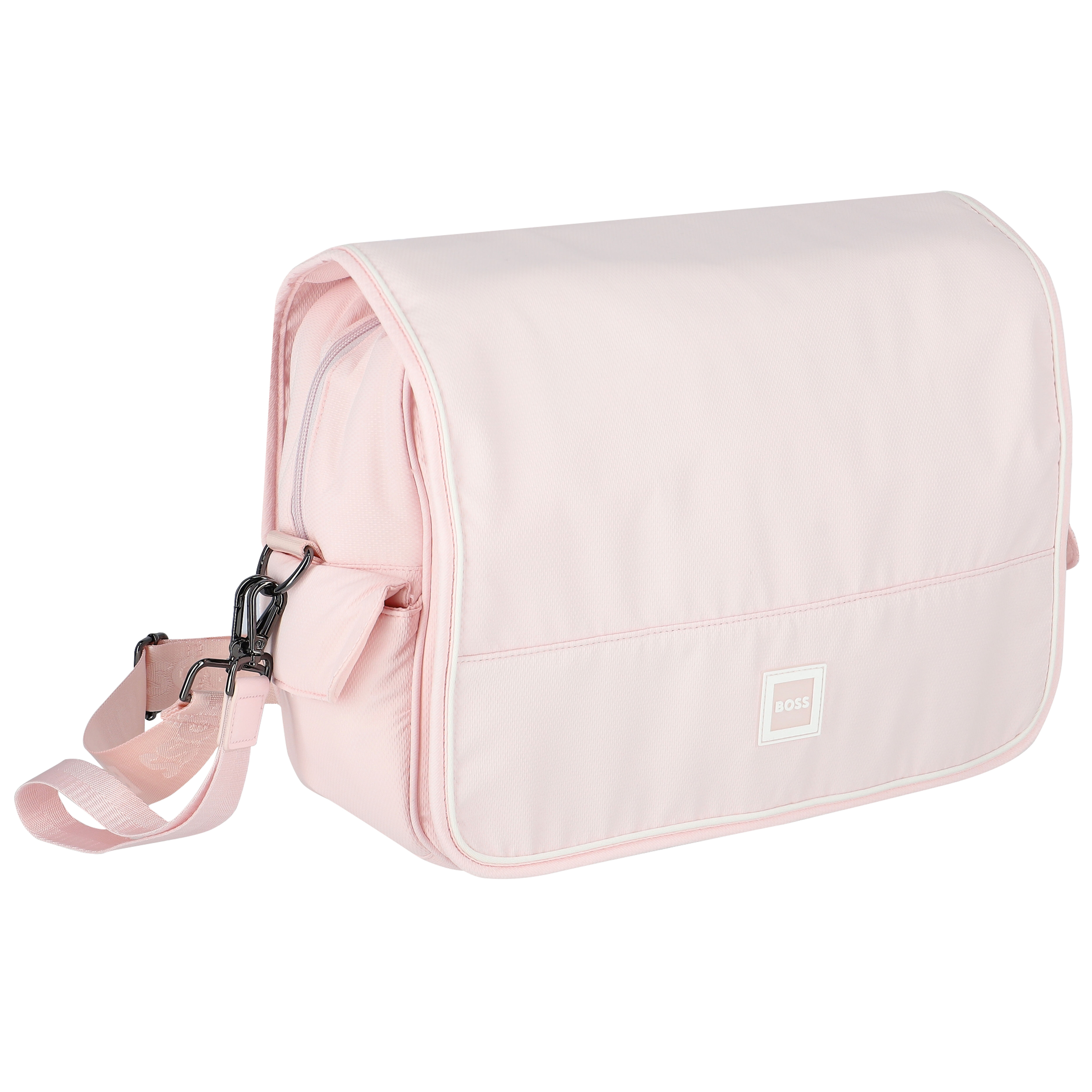 Blush pink baby changing bag discount