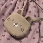 Younger Girls Pink Polka Dots Dress Set, 3, hi-res