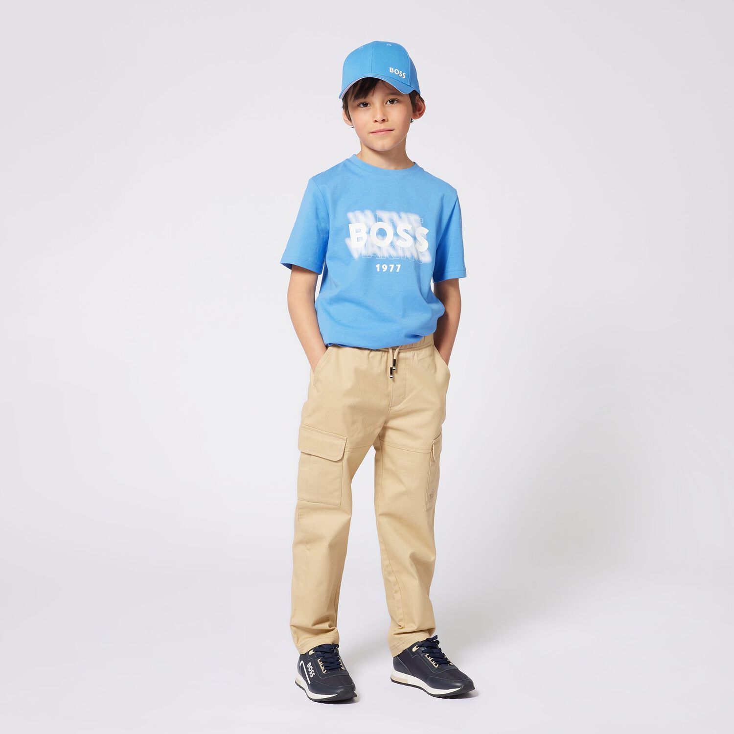 Boys Blue Logo Cap, 1, hi-res image number null