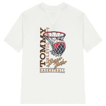 Boys White Logo T-Shirt