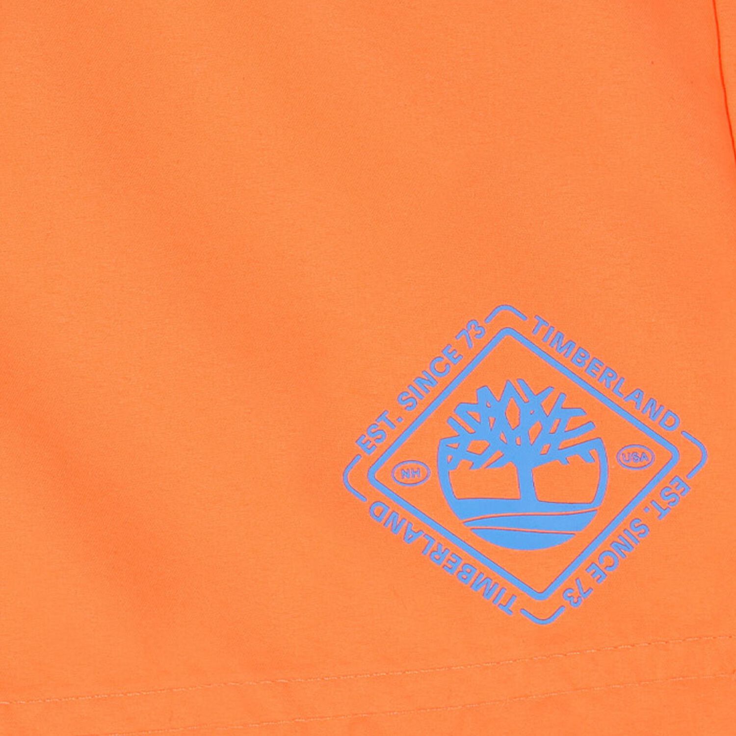 Boys Orange Logo Swim Shorts, 1, hi-res image number null