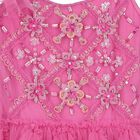 Girls Pink Embellished Tulle Dress Set, 1, hi-res