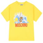Boys Yellow & White Cotton Logo Shorts Set, 2, hi-res