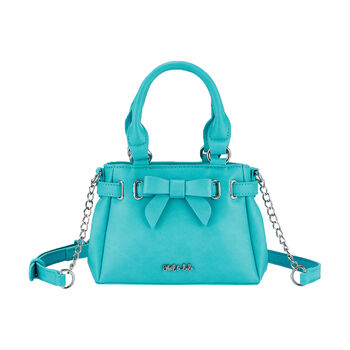 Girls Blue Bow Handbag