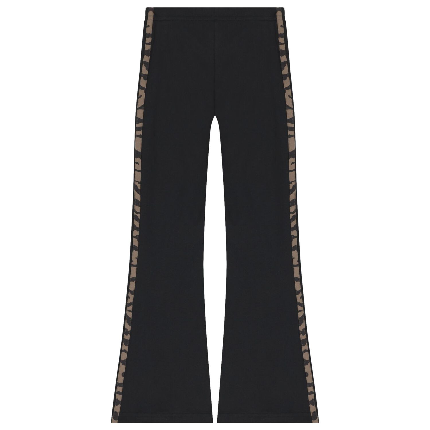 طقم ليجينز للبنات باللون البيج والاسود , 1, hi-res