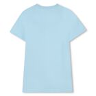 فستان بناتي أزرق فاتح مطبوع عليه صورة حقيبة, 1, hi-res