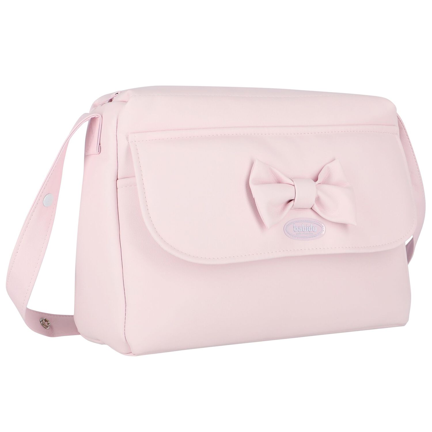 Pink Bow Baby Changing Bag, 1, hi-res