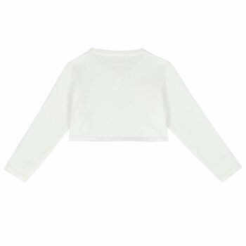 Baby Girls White Knitted Top