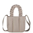 Girls Beige Logo Handbag ( 18cm ), 2, hi-res