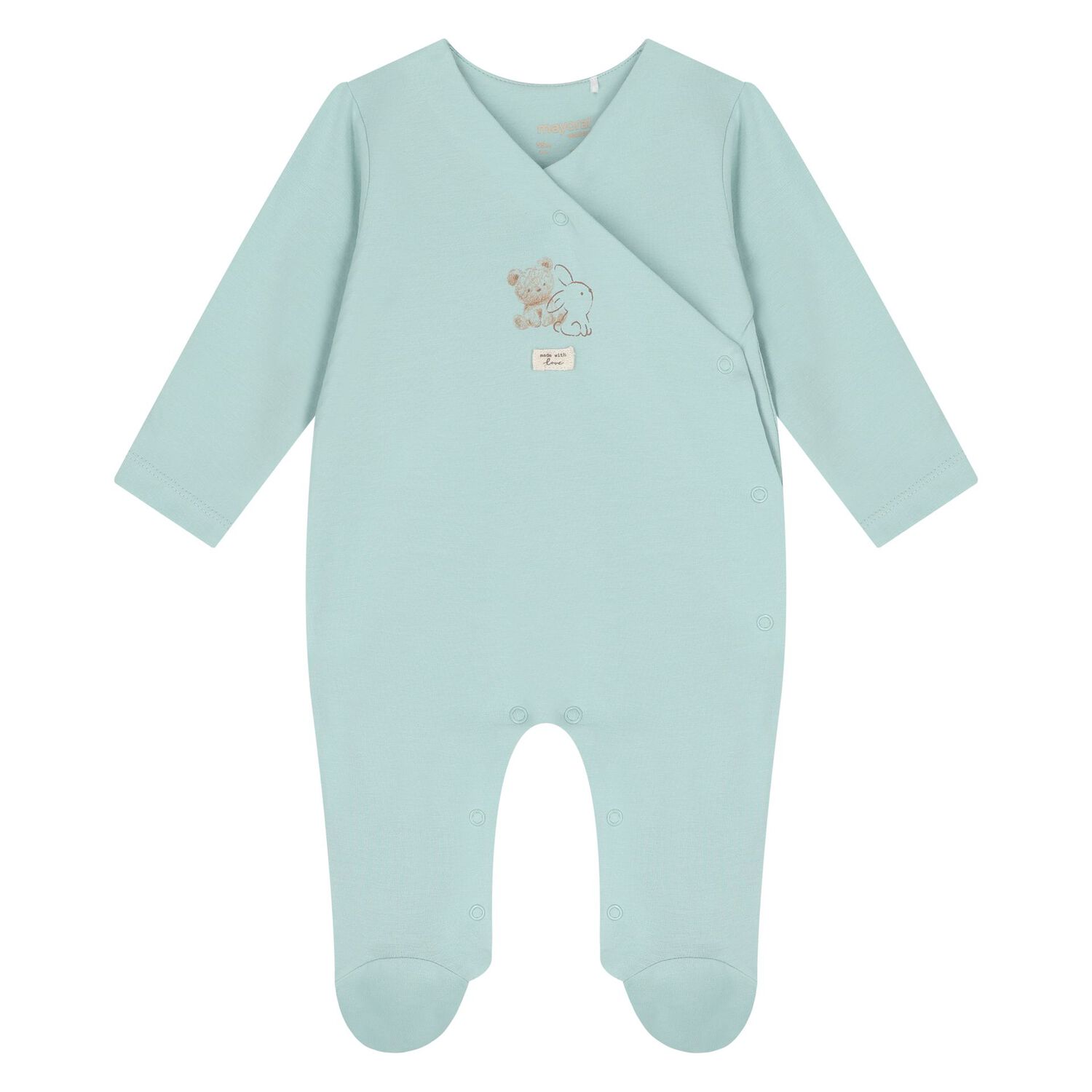 طقم هدية أفرول  بطبعة الخريطة باللون الأبيض و الأخضر (3 قطع) , 1, hi-res