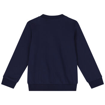 Navy Blue Teddy Bear Logo Sweatshirt