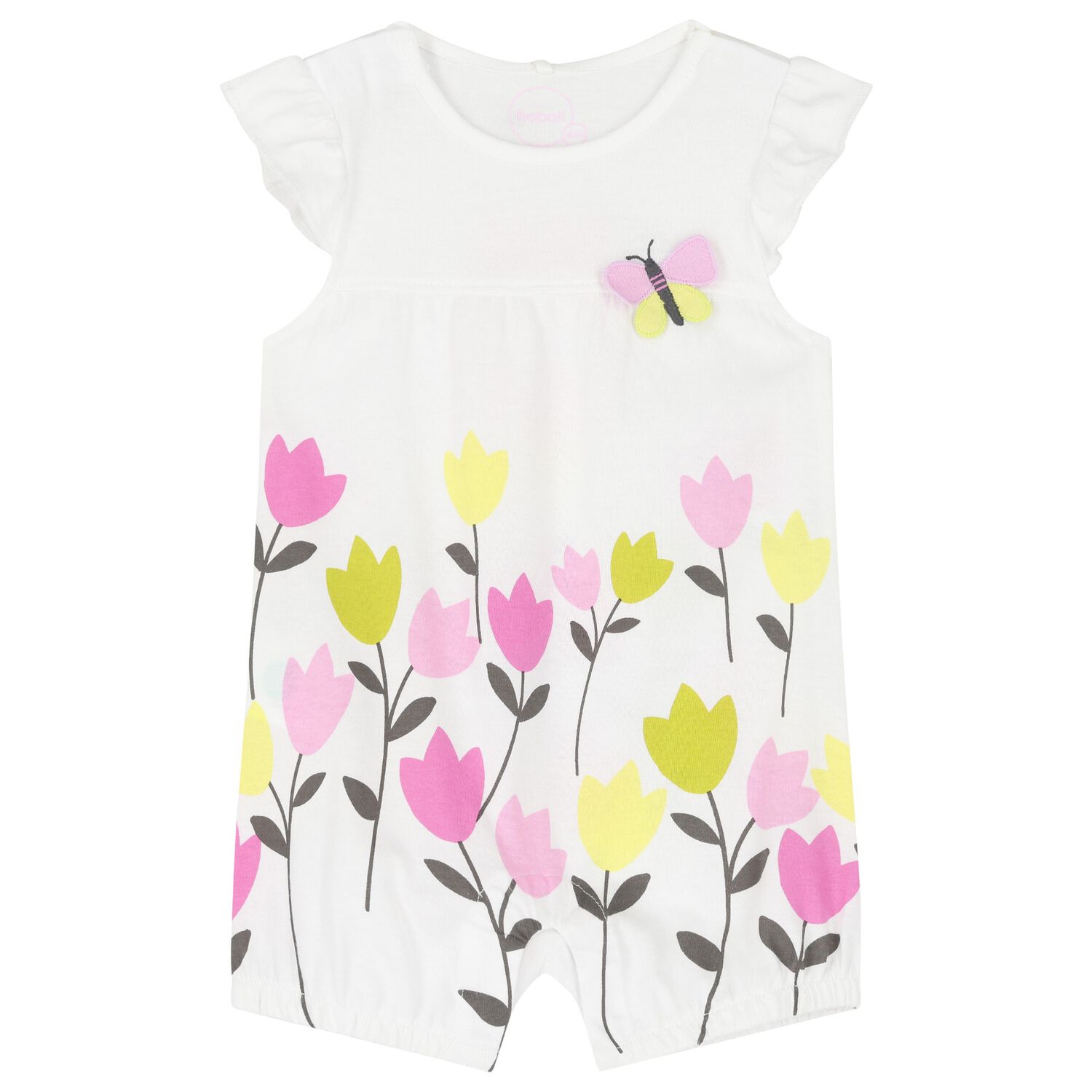 رومبير زهري أبيض للبنات الصغار, 1, hi-res