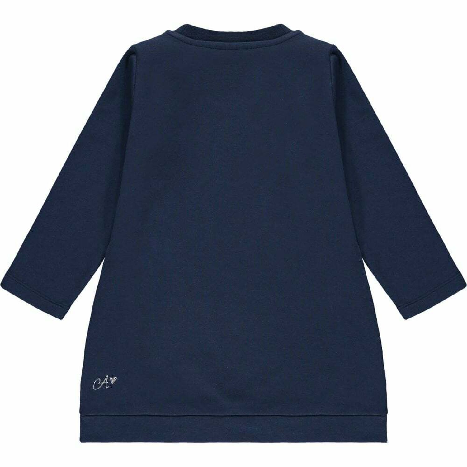 Girls Navy Jumper Dress, 1, hi-res image number null
