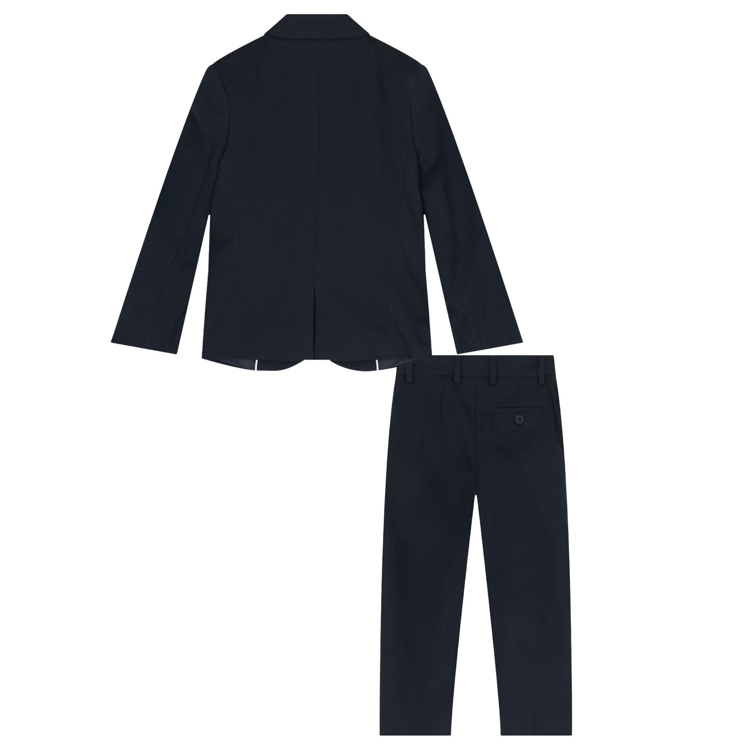 Boys Navy Blue Suit, 1, hi-res
