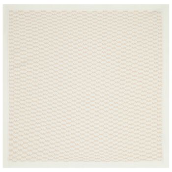 بطانيه بنات باللون العاجى والوردى 