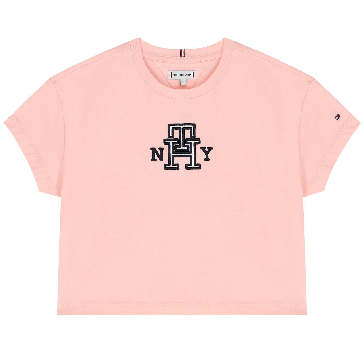 Girls Pink Logo T-Shirt, 1, hi-res