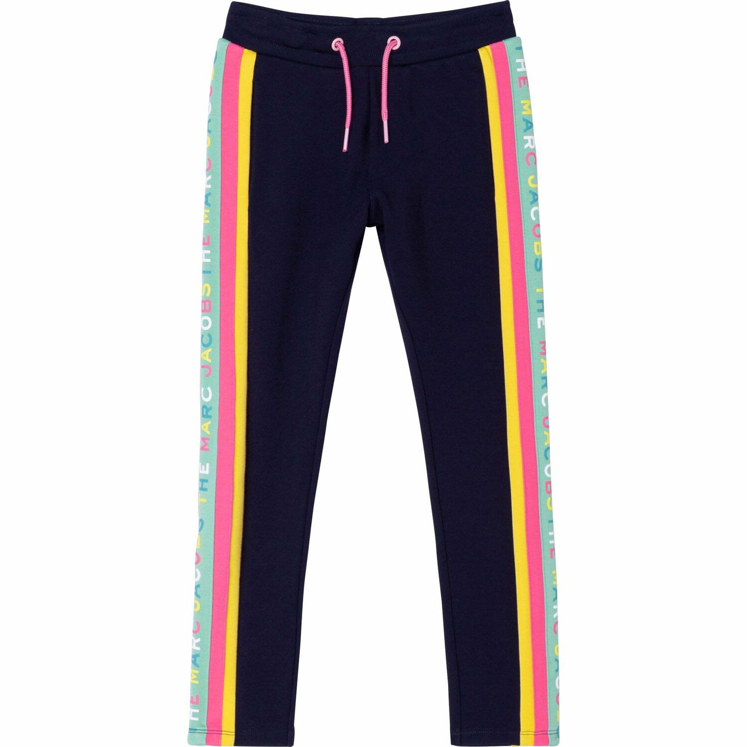 Girls Navy Logo Joggers, 1, hi-res image number null