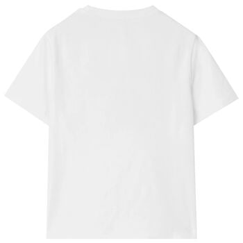Boys White EKD Logo T-Shirt