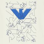 تيشيرت أولاد بالشعار باللون الأبيض, 2, hi-res