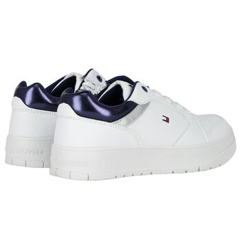 White Logo Trainers
