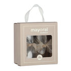 حذاء قبل المشى بنات لفيونكة باللون الذهبى, 2, hi-res