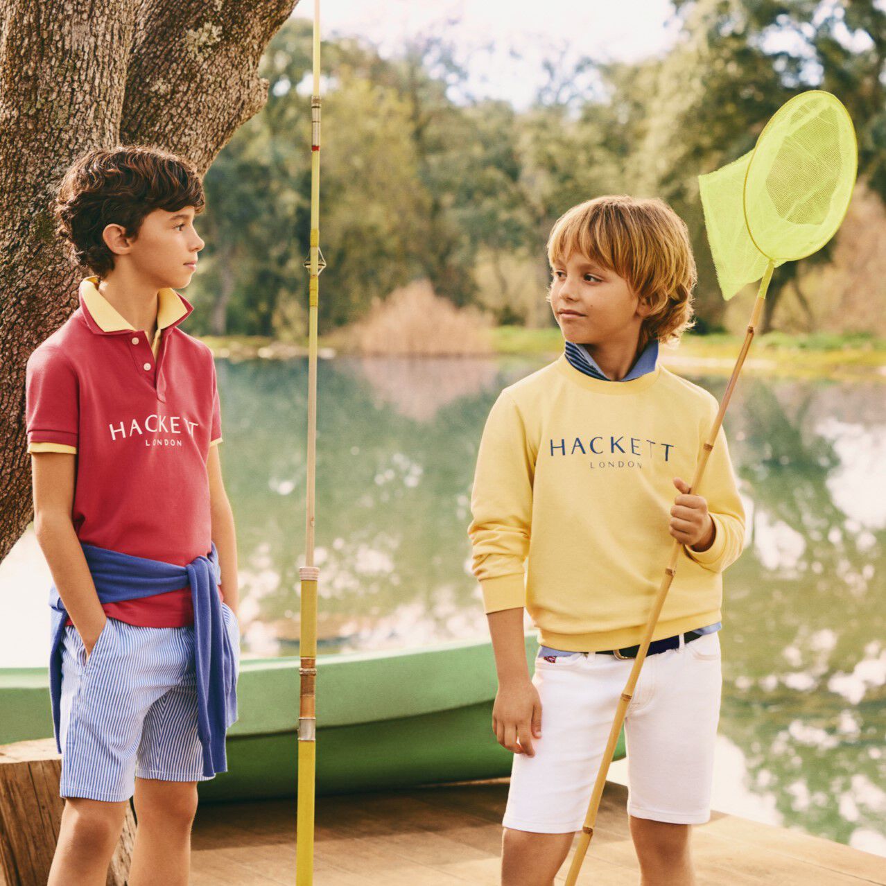 Hackett London Boys Red Logo Polo Shirt | Junior Couture UAE