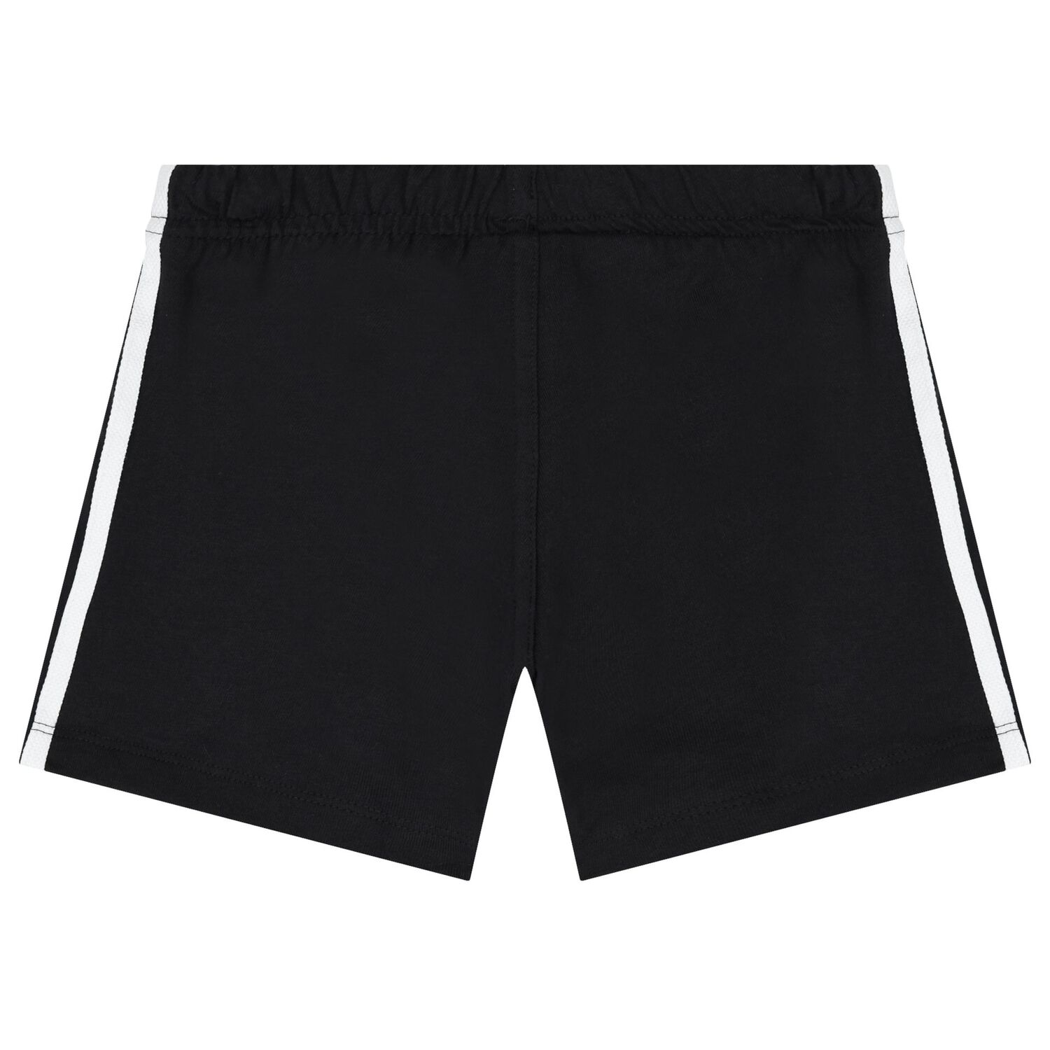 White & Black Logo Shorts Set, 1, hi-res