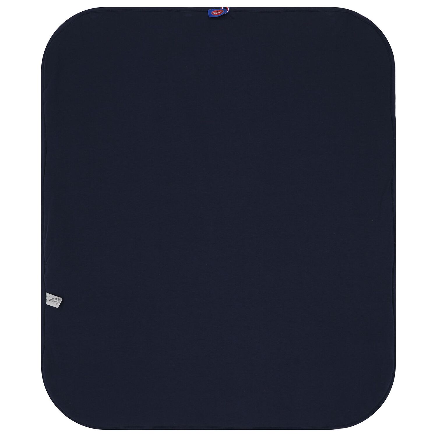 Baby Boys White & Navy Blue Logo Blanket, 1, hi-res