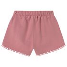 Younger Girls Pink Shorts, 1, hi-res