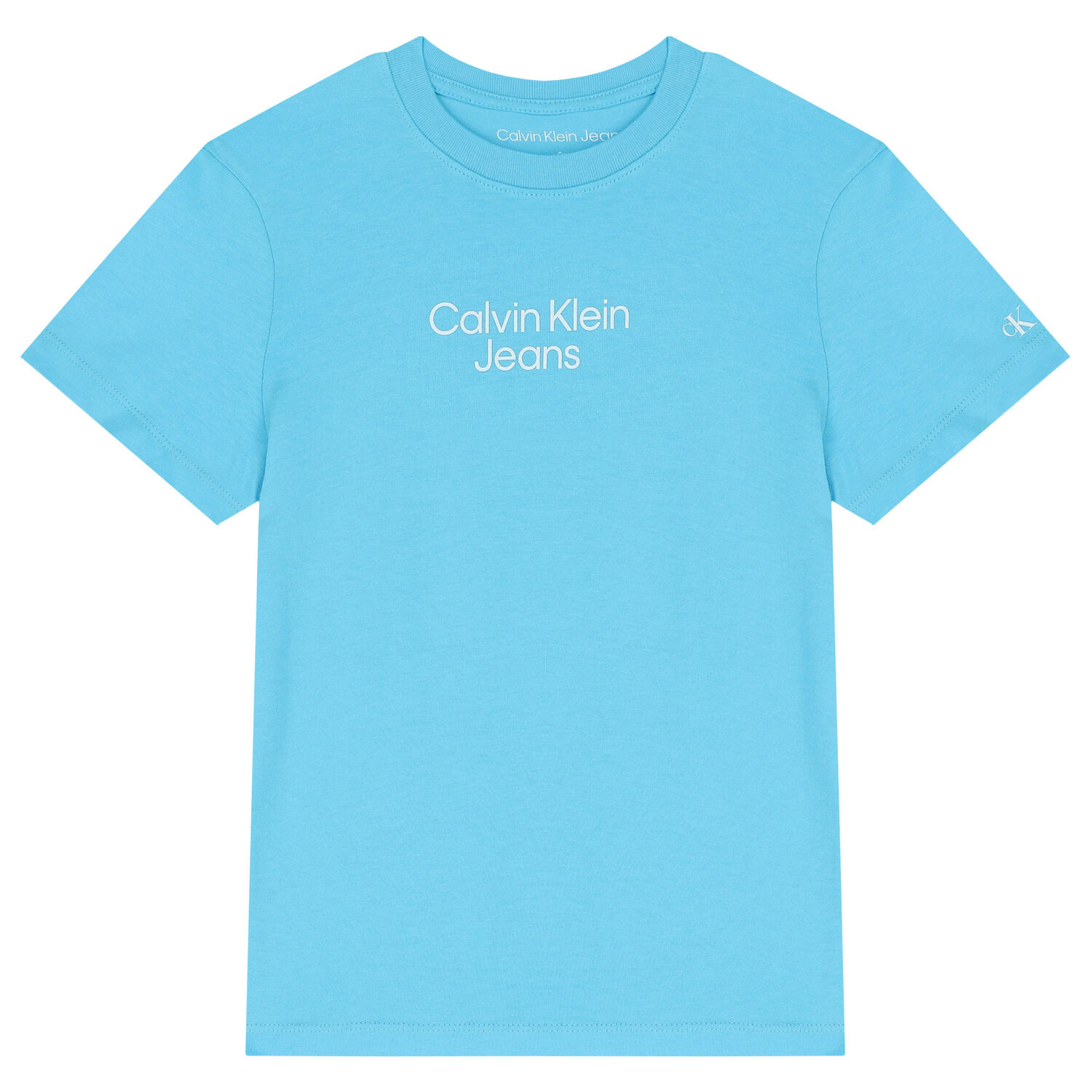 Boys White & Blue Logo T-Shirts ( 2-Pack ), 1, hi-res