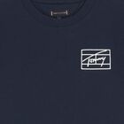 Boys Navy Blue Logo T-Shirt, 1, hi-res