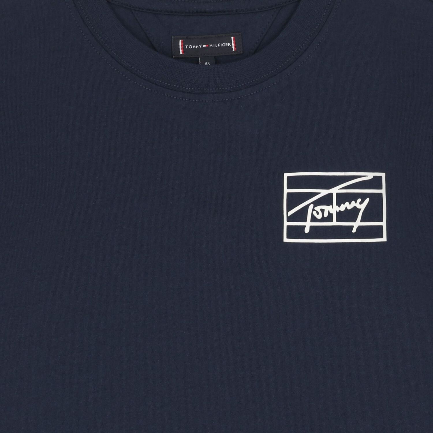 Boys Navy Blue Logo T-Shirt, 1, hi-res