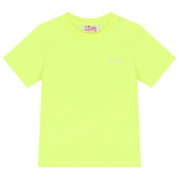 Boys Neon Yellow Logo T-Shirt