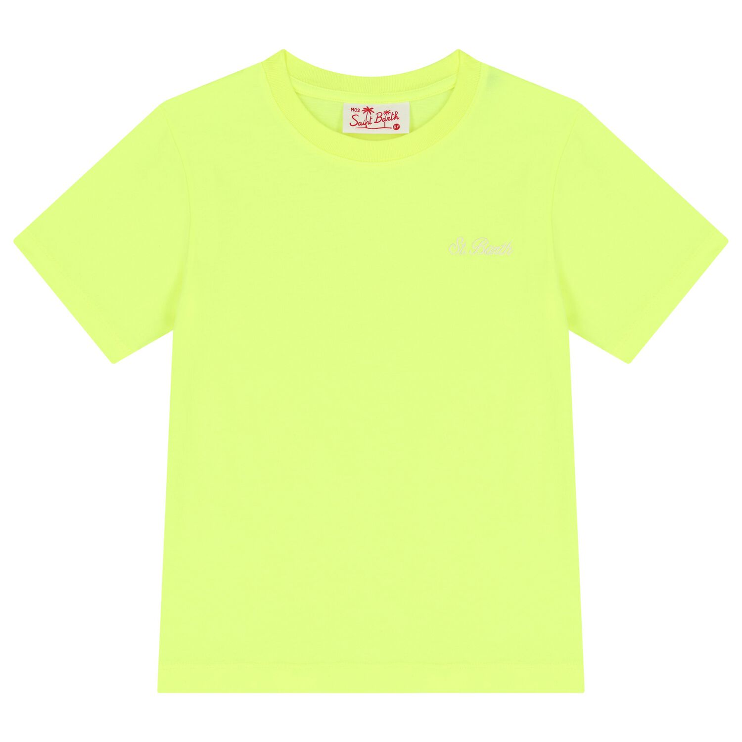 Boys Neon Yellow Logo T-Shirt, 1, hi-res image number null