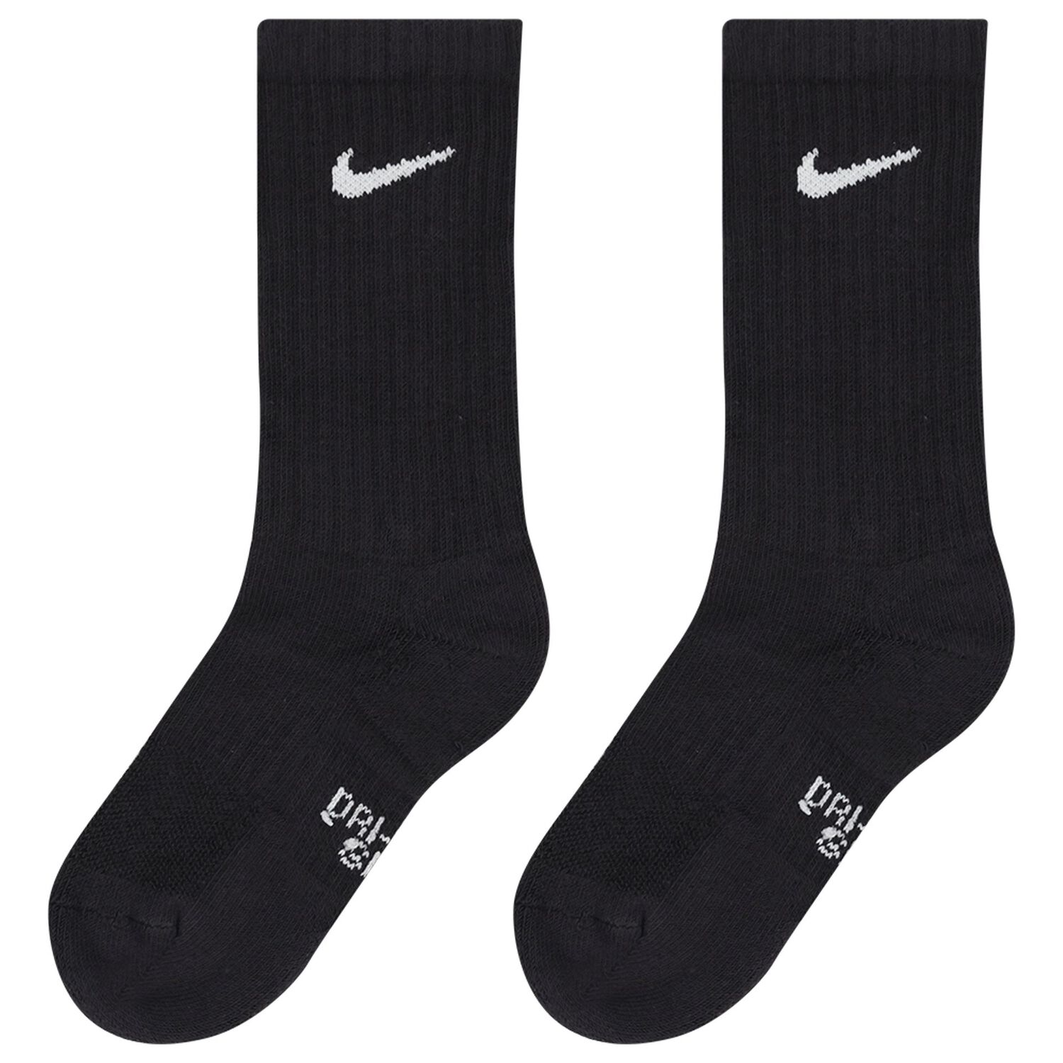 Black Logo Socks ( 3-Pack ), 1, hi-res