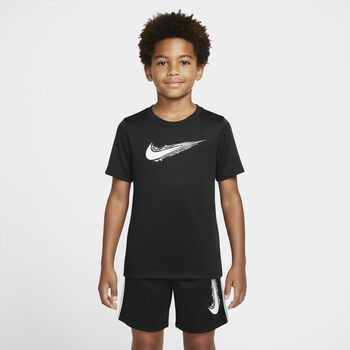 Boys Black Logo T-shirt
