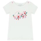 Baby Girls White Floral Leggings Set, 1, hi-res