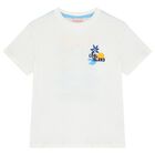 Boys White Logo Island T-Shirt, 1, hi-res