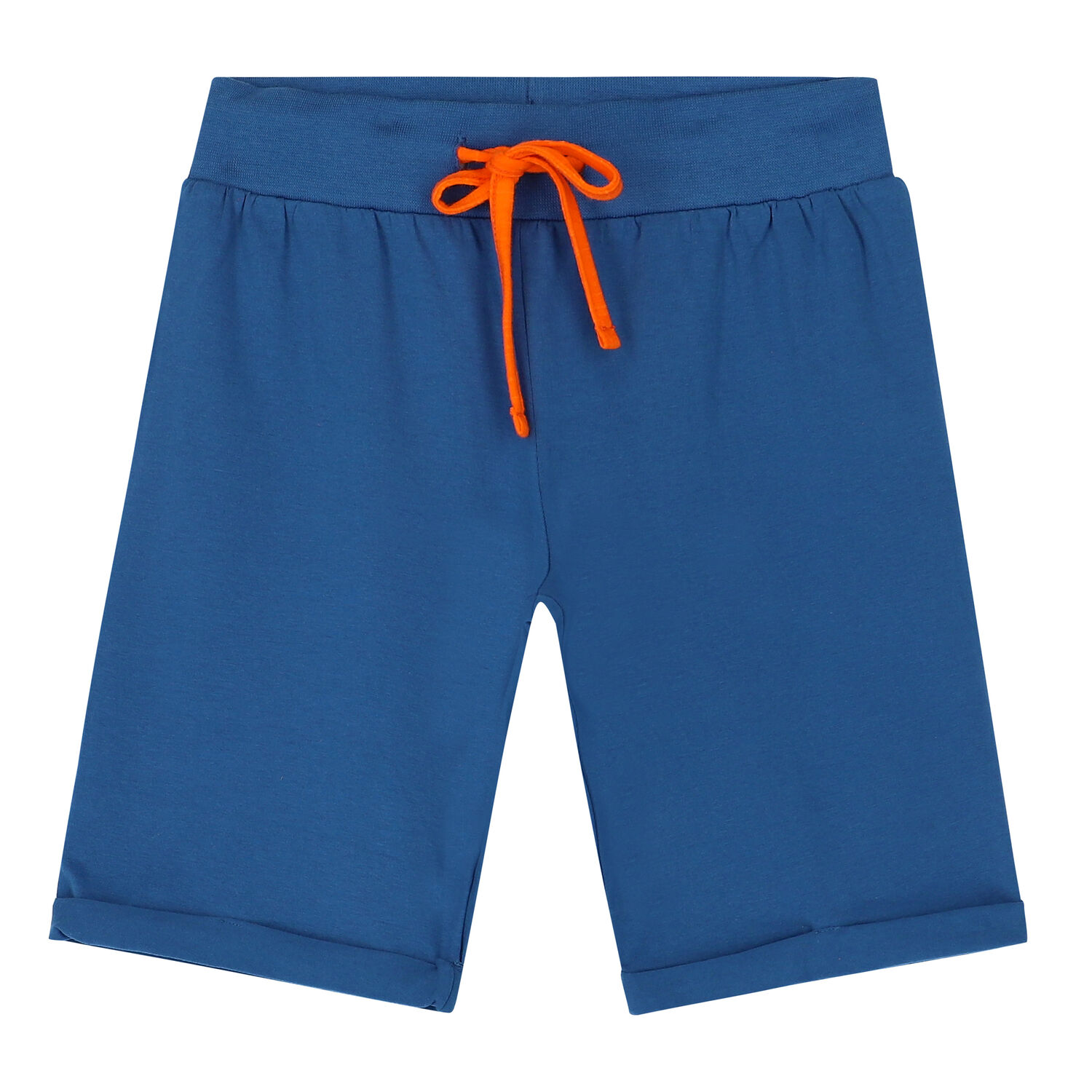 Boys Orange & Blue Graphic Shorts Set, 1, hi-res