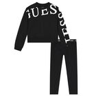 طقم بنات ليغنز بالشعار باللون الاسود, 1, hi-res