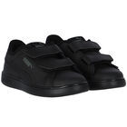 حذاء رياضى بالشعار باللون الاسود, 2, hi-res