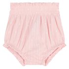 Baby Girls Pink Floral Shorts Set, 1, hi-res