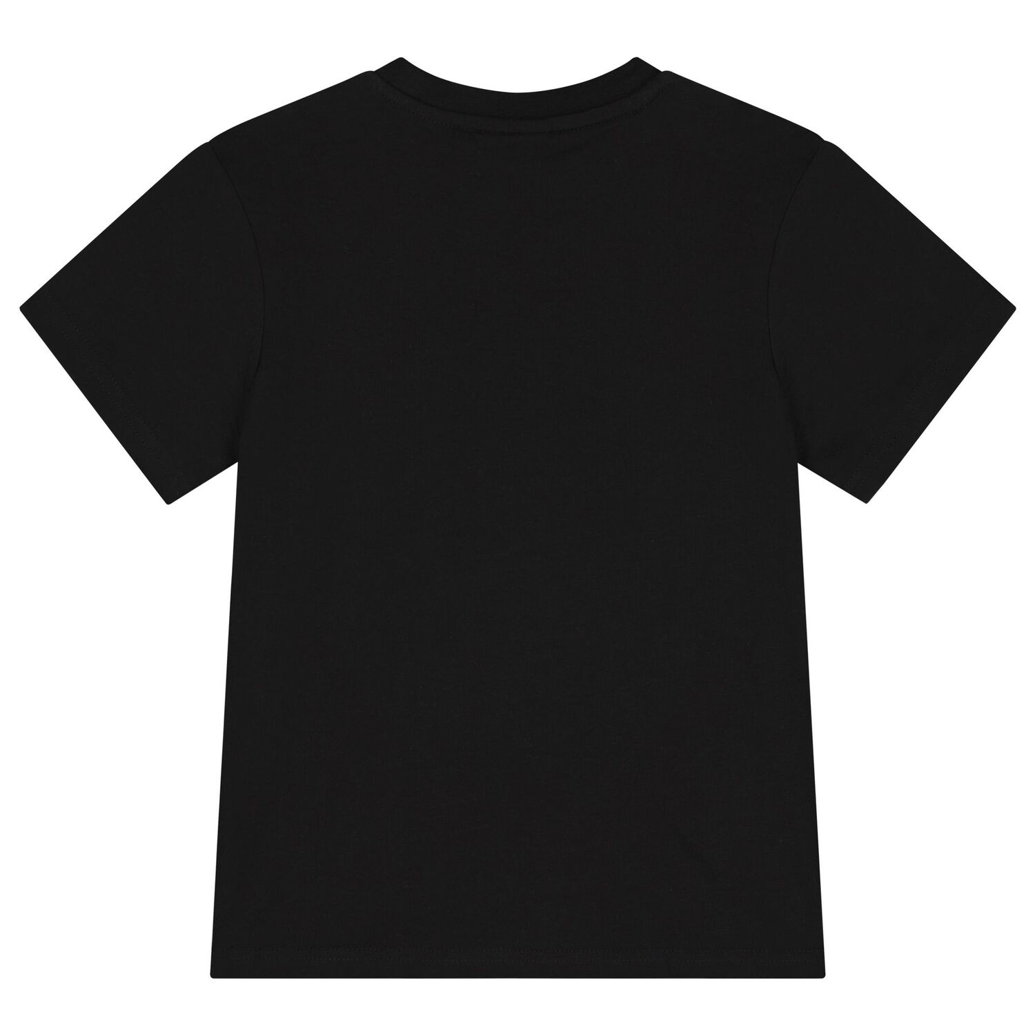 Boys Black Logo T-Shirt, 1, hi-res