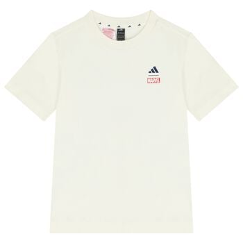 تشيرت من مارفل بشعار سبايدرمان باللون العاجي للاولاد