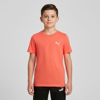 Boys Neon Orange Logo T-Shirt